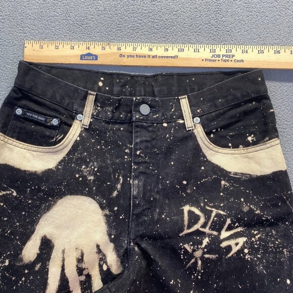 New York & Company Women's Boot Cut Black Jeans Dark Wash Stretch Size 14Petite - Picture 5 of 13